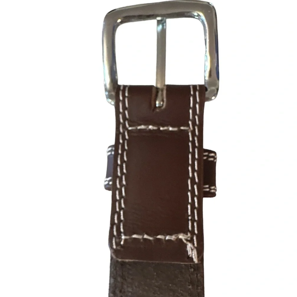 WAXWING Quality First Hand Crafted Genuine Leather Men’s Belt Size 32-34 L 42”